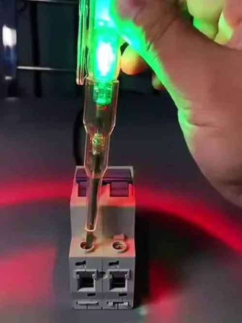 智能高亮彩光测电笔 电工与居家安全的得力助手